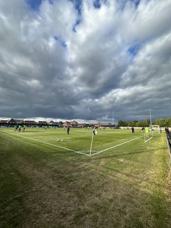 Wyatt Homes Stadium, home of Wimborne Town FC, where Josh now plays his football (Photo by Kyran Rickman)