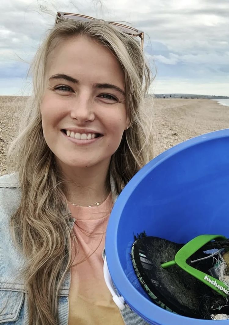 A profile shot of interviewee