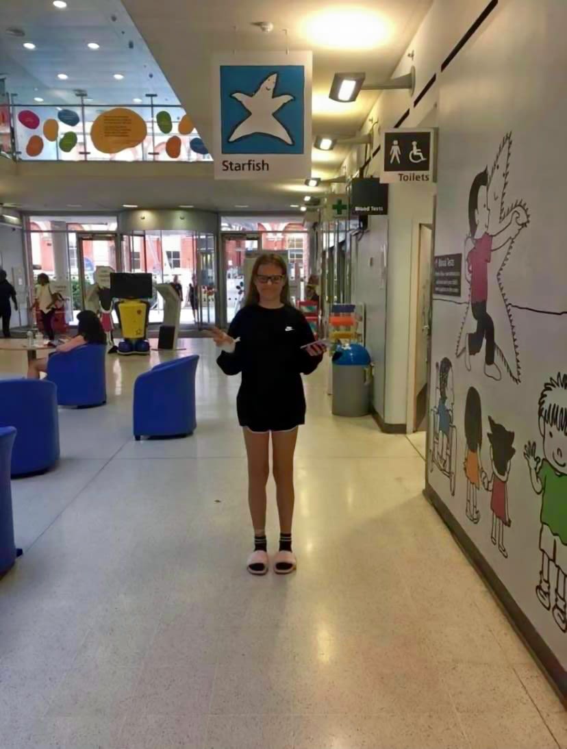 Emily in the Evelina London Children's Hospital