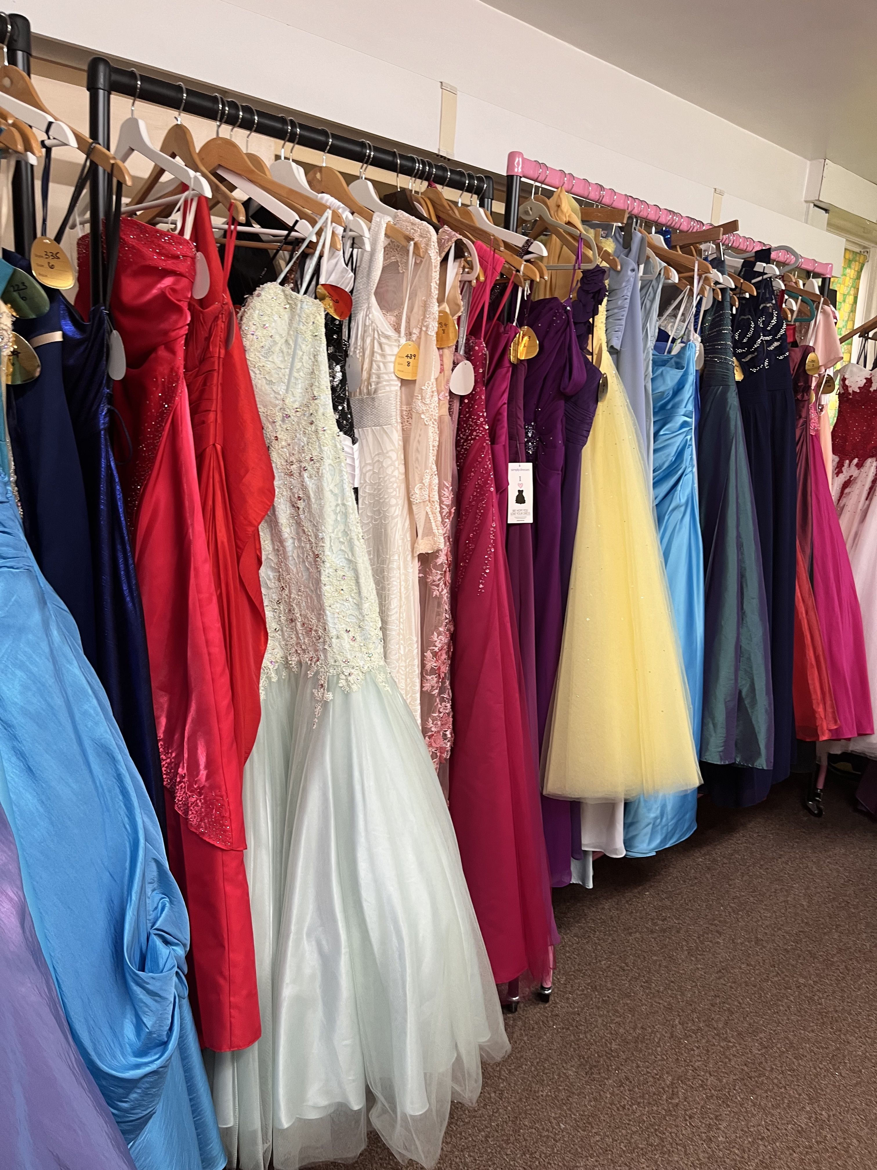 photo of prom dresses