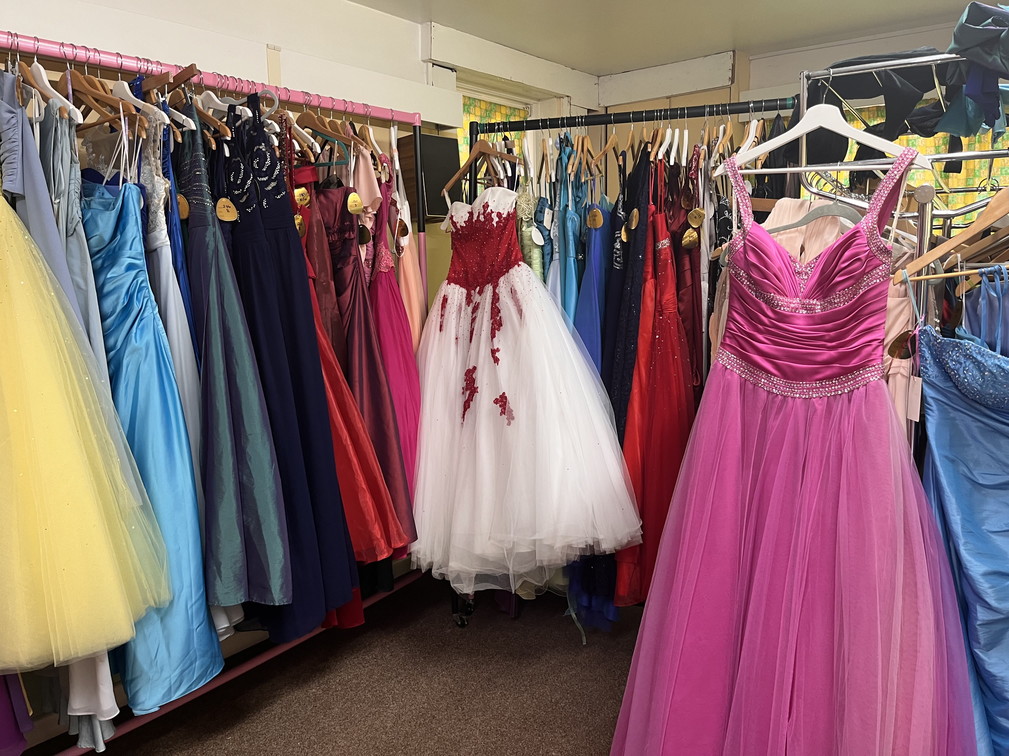 Photo of all the different prom dresses out for offer