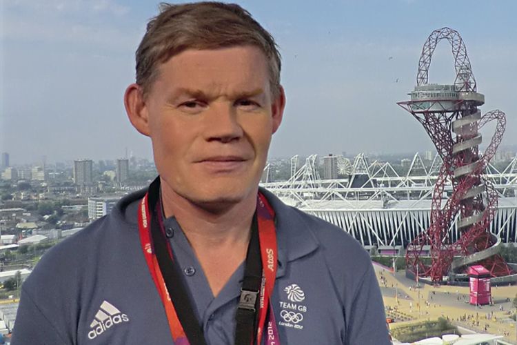 Philip Barker at the 2012 Olympic Stadium