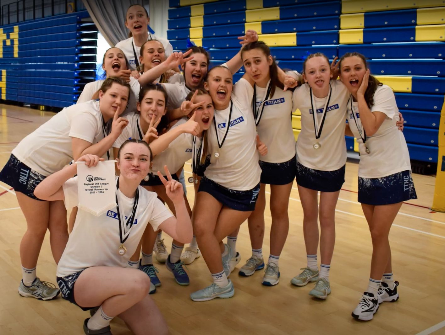 Netball team, by Libby Evans