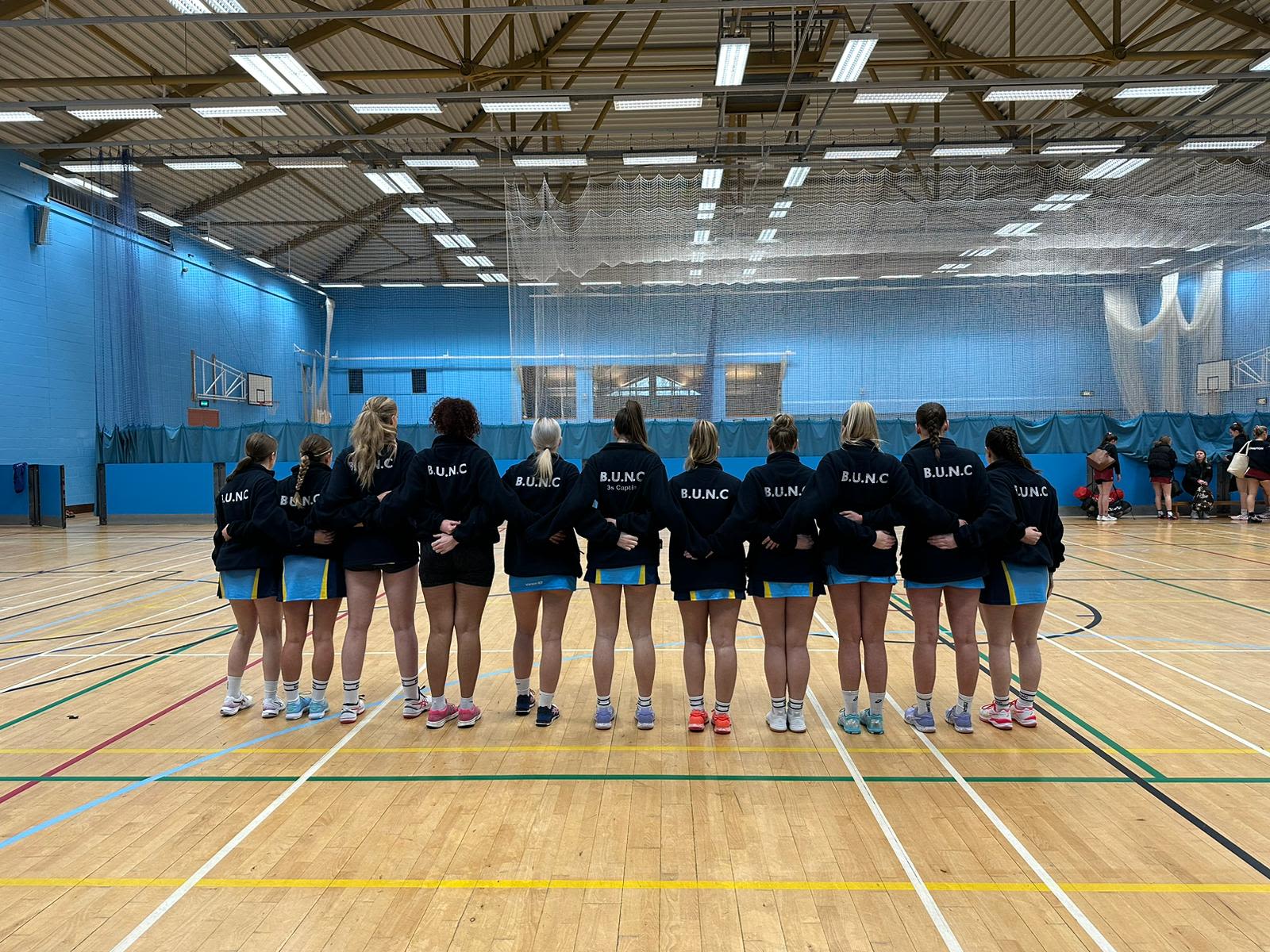 Netball team, by Libby Evans