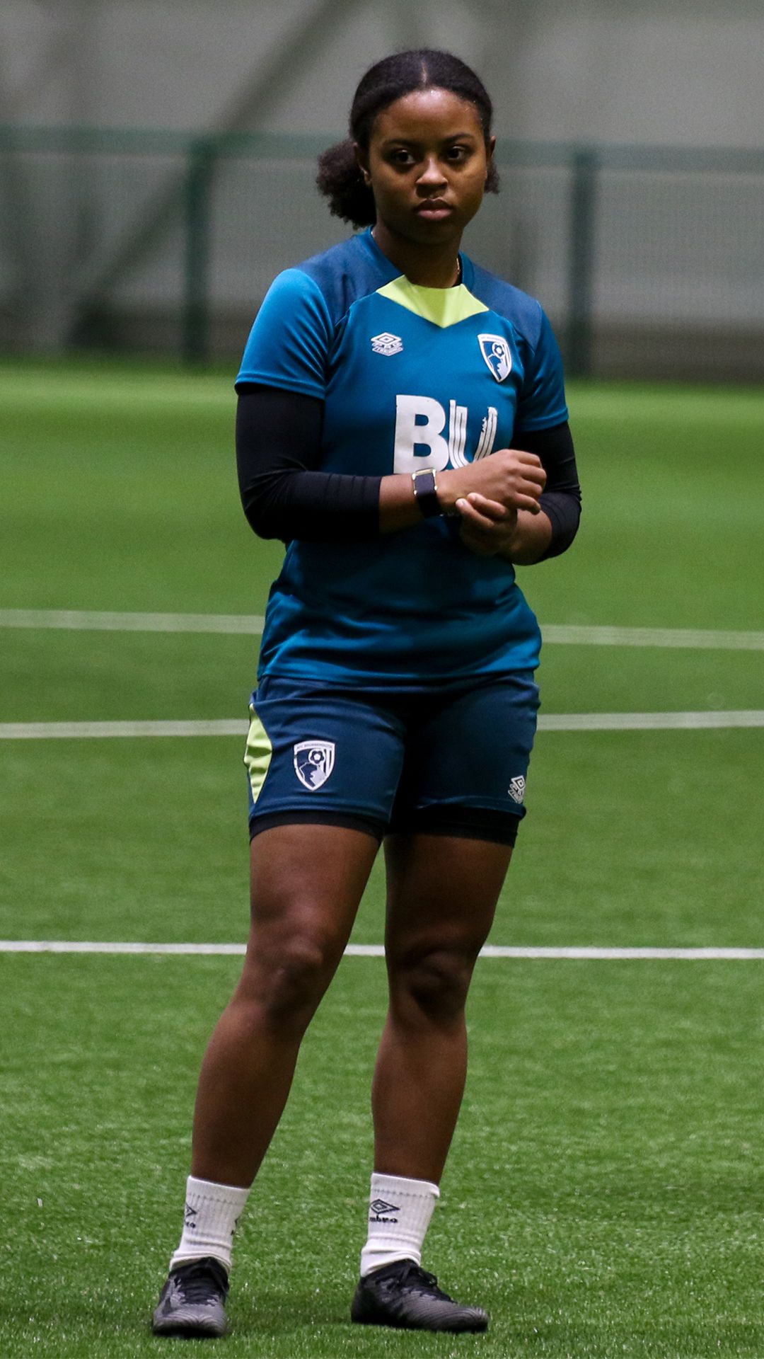 Kenni Thompson wearing AFC Bournemouth training kit 