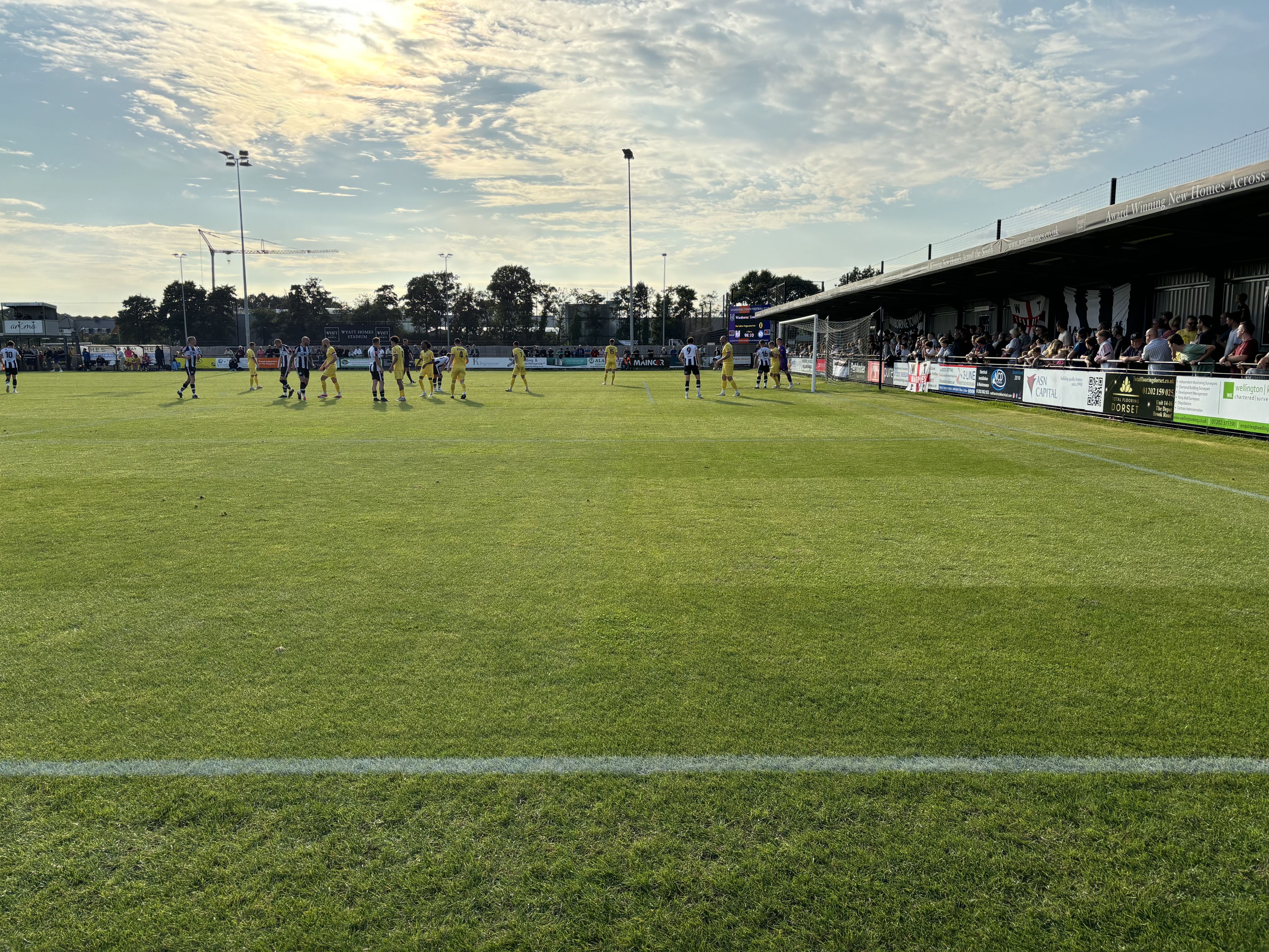 The Wyatt Homes Stadium for Wimborne Town v Swindon Supermarine | Photo by Jimmy Bowie