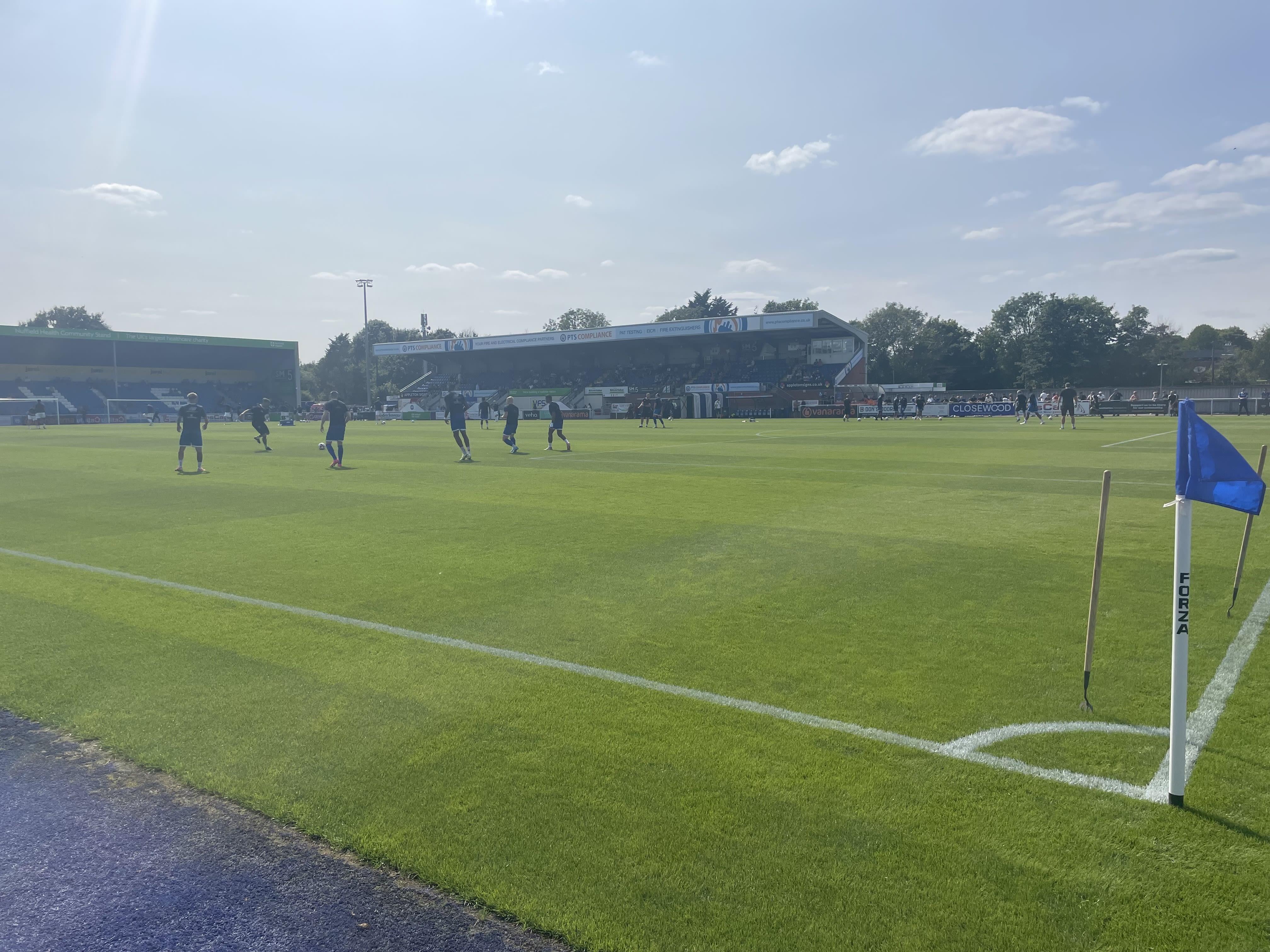 Eastleigh F.C.'s Silverlake Stadium | Photo by Jimmy Bowie