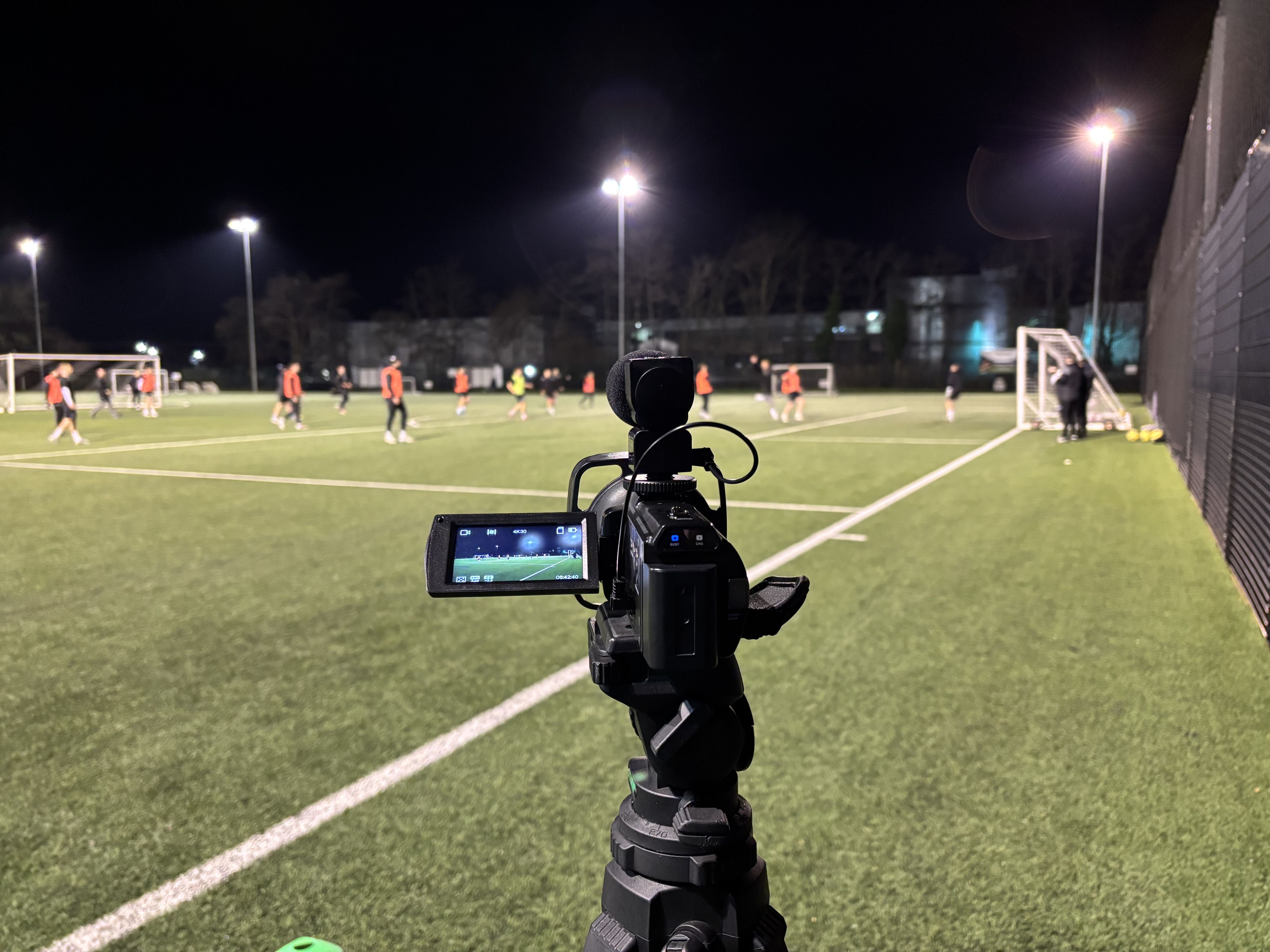 Filming a training session | Photo by Jimmy Bowie